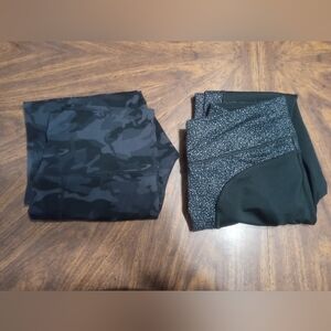 Stylish Camouflage and Star Pattern Leggings